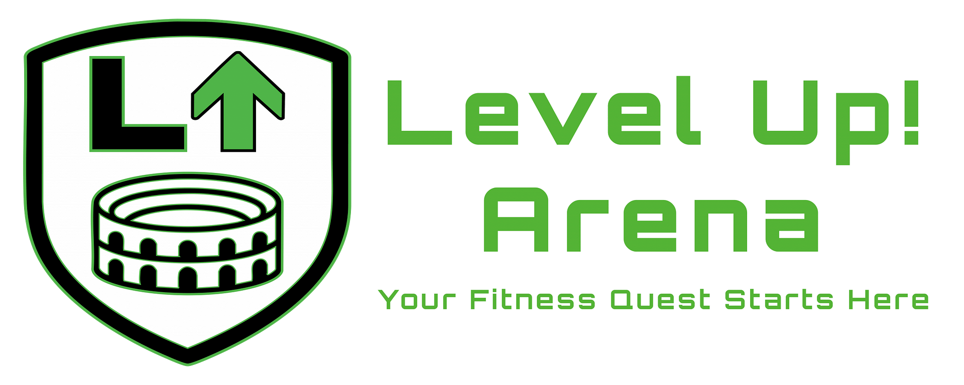 Level Up! Arena Main Logo - Menu